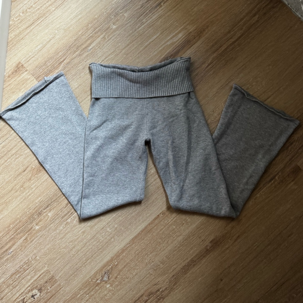 Gray Women's Leisure Flare Pants